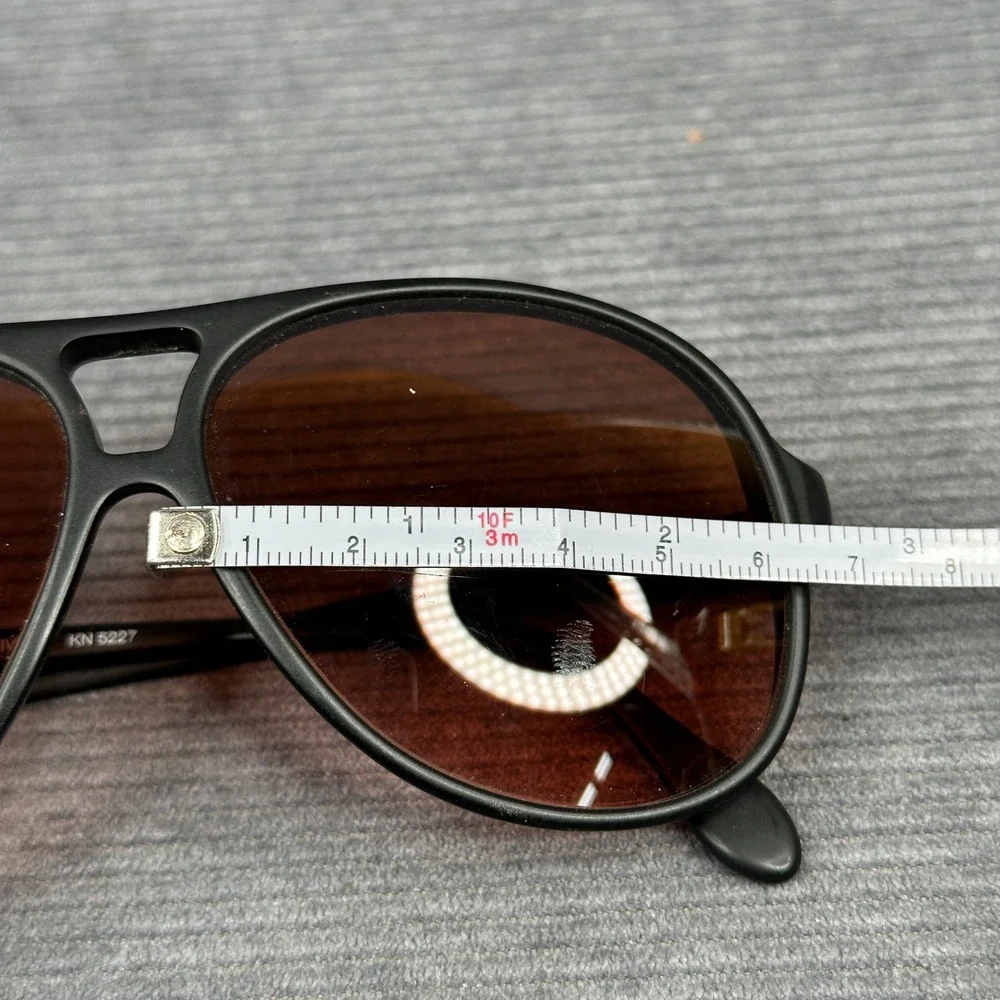 Serengeti Drivers y2k Sunglasses Matte Aviator Rose Lens KN 5227 Vintage Eyewear